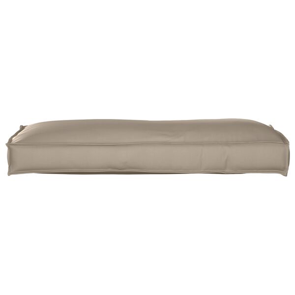 vidaXL Μαξιλάρι παλέτας για πλάτη Taupe 120 x 40 x 12 cm Ύφασμα Oxford