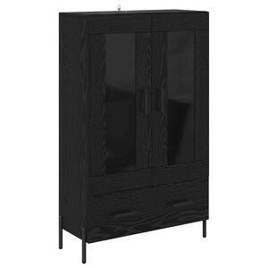 vidaXL Highboard &mu;&epsilon; &sigma;&upsilon;&rho;&tau;ά&rho;&iota; Corona &Mu;&alpha;ύ&rho;&eta; &Omicron;&xi;&upsilon;ά 69,5 x 31 x 115 &epsilon;&kappa;.