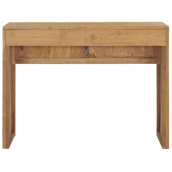 vidaXL Τραπέζι Κονσόλα 100 x 35 x 75 εκ. από Μασίφ Ξύλο Teak