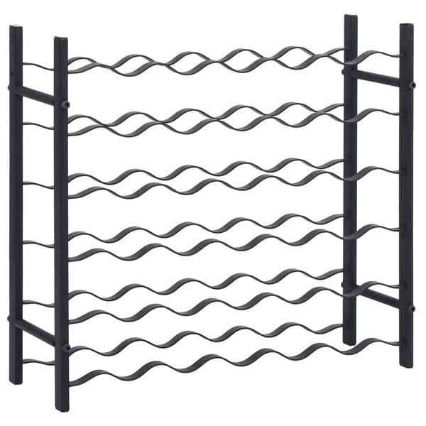 vidaXL &Kappa;ά&beta;&alpha; / &Rho;&alpha;&phi;&iota;έ&rho;&alpha; &Kappa;&rho;&alpha;&sigma;&iota;ώ&nu; &gamma;&iota;&alpha; 36 &Mu;&pi;&omicron;&upsilon;&kappa;ά&lambda;&iota;&alpha; &Mu;&alpha;ύ&rho;&eta; &Sigma;&iota;&delta;&epsilon;&rho;έ&nu;&iota;&alpha;