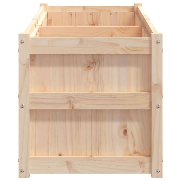 vidaXL Ζαρντινιέρα 150 x 50 x 50 εκ. από Μασίφ Ξύλο Πεύκου