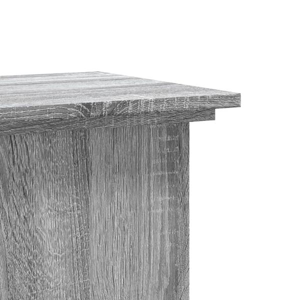 vidaXL Βάσεις Φυτών Γκρι Sonoma 33x33x80 εκ. Επεξεργασμένο Ξύλο