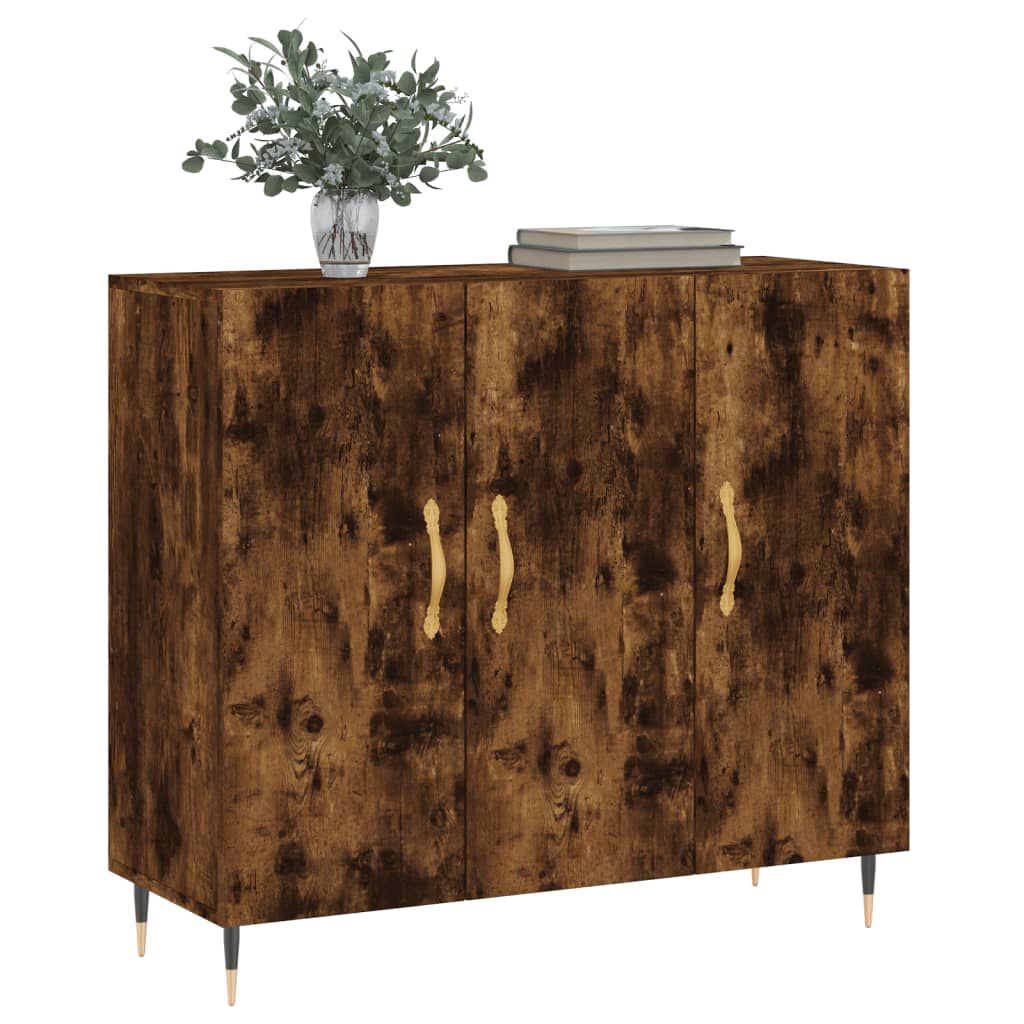 vidaXL Ντουλάπι Καπνιστή Δρυς 90x34x80 εκ. Επεξεργασμένο Ξύλο
