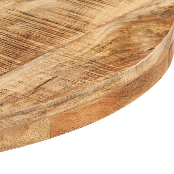 vidaXL Τραπέζι Bistro Στρογγυλό Ø80 x 75 εκ. Ακατέργαστο Ξύλο Μάνγκο