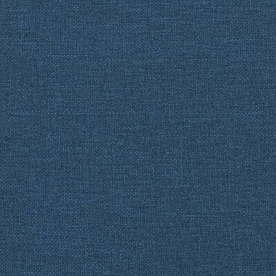 vidaXL Πλαίσιο Κρεβατιού με Κεφαλάρι Μπλε 160x200 εκ. Υφασμάτινο