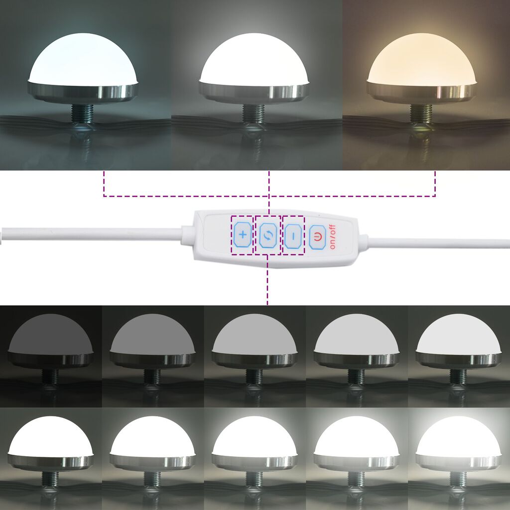 σετ ντυσίματος 2 τεμαχίων vidaXL με LED σε μαύρο δρυ από φτιαγμένο ξύλο