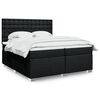 vidaXL &Kappa;&rho;&epsilon;&beta;ά&tau;&iota; Boxspring &mu;&epsilon; &Sigma;&tau;&rho;ώ&mu;&alpha; &Mu;&alpha;ύ&rho;&omicron; 200x200 &epsilon;&kappa;. &Upsilon;&phi;&alpha;&sigma;&mu;ά&tau;&iota;&nu;&omicron;