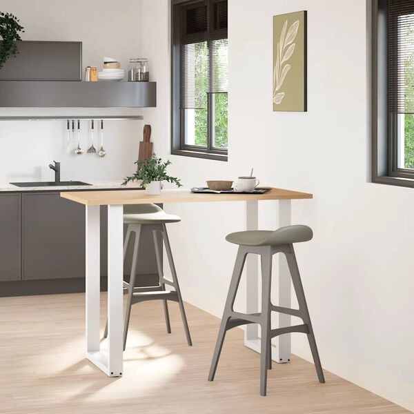 vidaXL &Pi;ό&delta;&iota;&alpha; &Tau;&rho;&alpha;&pi;&epsilon;&zeta;&iota;&omicron;ύ &Mu;&pi;&alpha;&rho; &sigma;&epsilon; &Sigma;&chi;ή&mu;&alpha; U, 2 &tau;&epsilon;&mu;. &Lambda;&epsilon;&upsilon;&kappa;ά 60x(100-101) &epsilon;&kappa;. &Alpha;&tau;&sigma;ά&lambda;&iota;