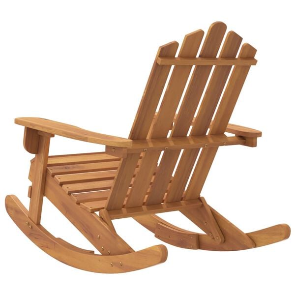 vidaXL Καρέκλα Κουνιστή Adirondack από Μασίφ Ξύλο Ακακίας
