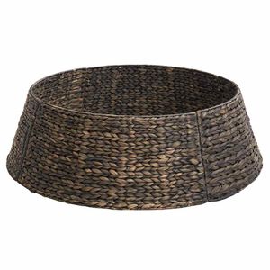 vidaXL Κολάρο Χριστουγεννιάτικου Δέντρου Μαύρο 90 x 90 x 28 cm