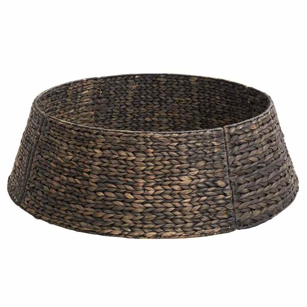 vidaXL Κολάρο Χριστουγεννιάτικου Δέντρου Μαύρο 90 x 90 x 28 cm