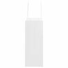 vidaXL Χάρτινες σακούλες 50 τεμάχια με χερούλια Λευκό 18x8x22 εκ.