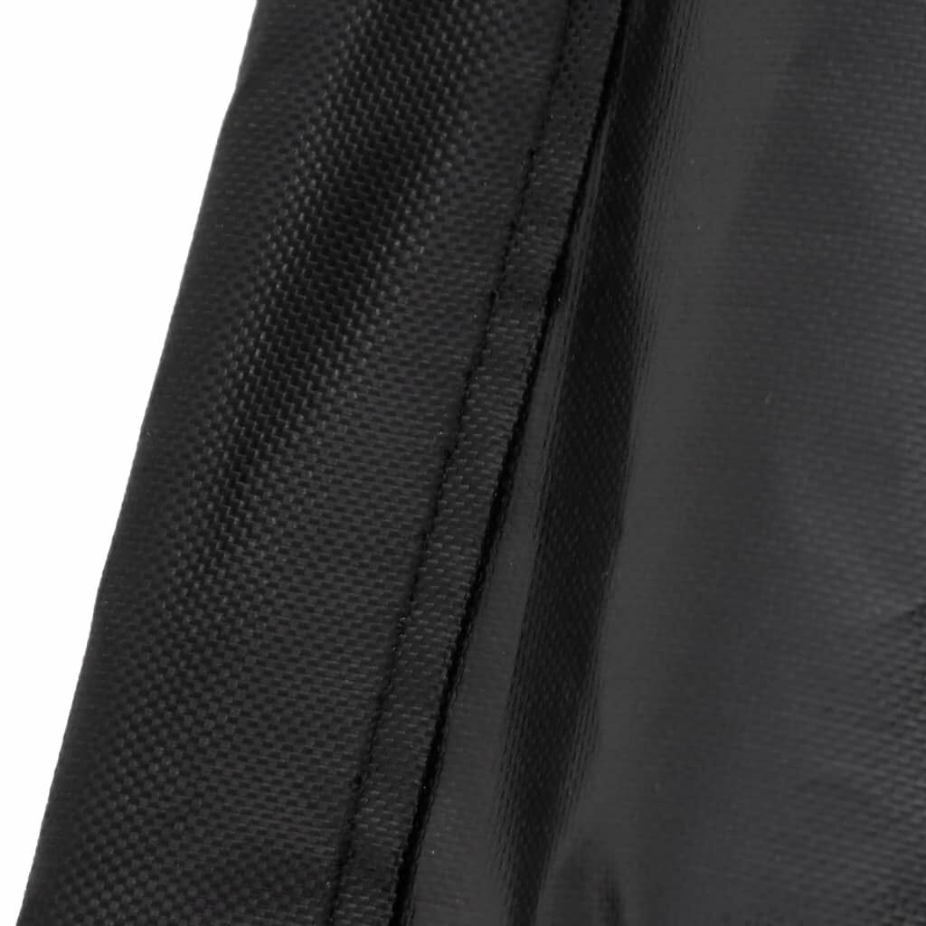 vidaXL Κουκούλα Μηχανής Μαύρη 245x105x125 εκ. Ύφασμα Oxford 210D