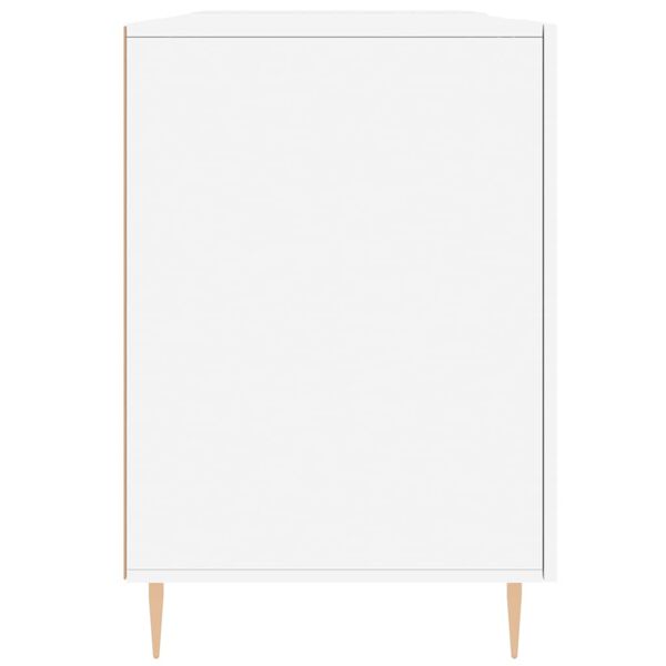 vidaXL Γραφείο Λευκό 140 x 50 x 75 εκ. από Επεξεργασμένο Ξύλο