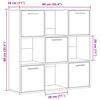 vidaXL Βιβλιοθήκη Παλαιό ξύλο 90x28x90 εκ Ξύλινη κατασκευή