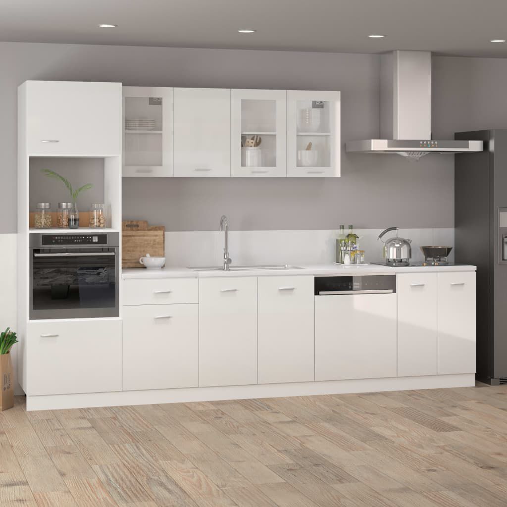 vidaXL Ντουλάπι Κρεμαστό Lyon Γυαλιστερό Λευκό 39,5x31x60εκ. από