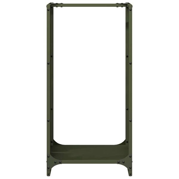 vidaXL Ράφι Καυσόξυλων 40x30x80 εκ. Χάλυβας ψυχρής έλασης