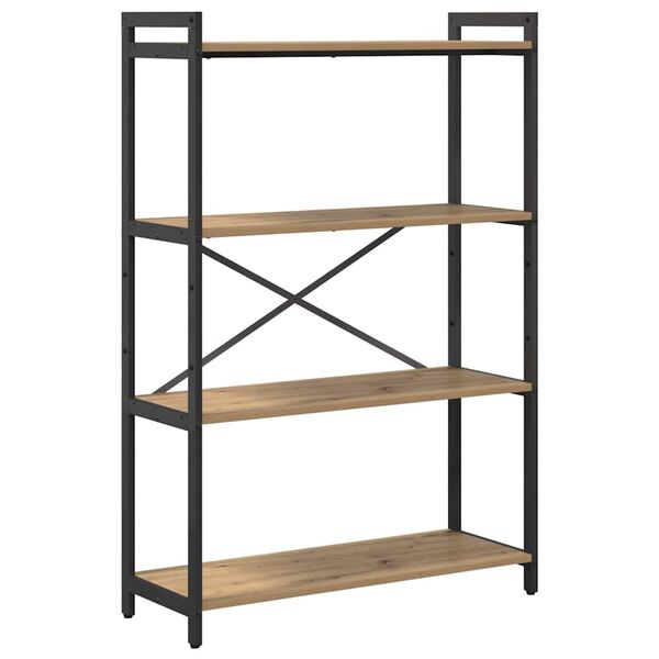 vidaXL &Rho;ά&phi;&iota; &Beta;&iota;&beta;&lambda;ί&omega;&nu; Artisan Oak 80 x 30 x 120 &epsilon;&kappa; &Epsilon;&pi;&epsilon;&xi;&epsilon;&rho;&gamma;&alpha;&sigma;&mu;έ&nu;&omicron; &xi;ύ&lambda;&omicron;