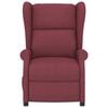 vidaXL Πολυθρόνα Ανακλινόμενη Ηλεκτρική Ανάκλιση Μπορντό Υφασμάτινη