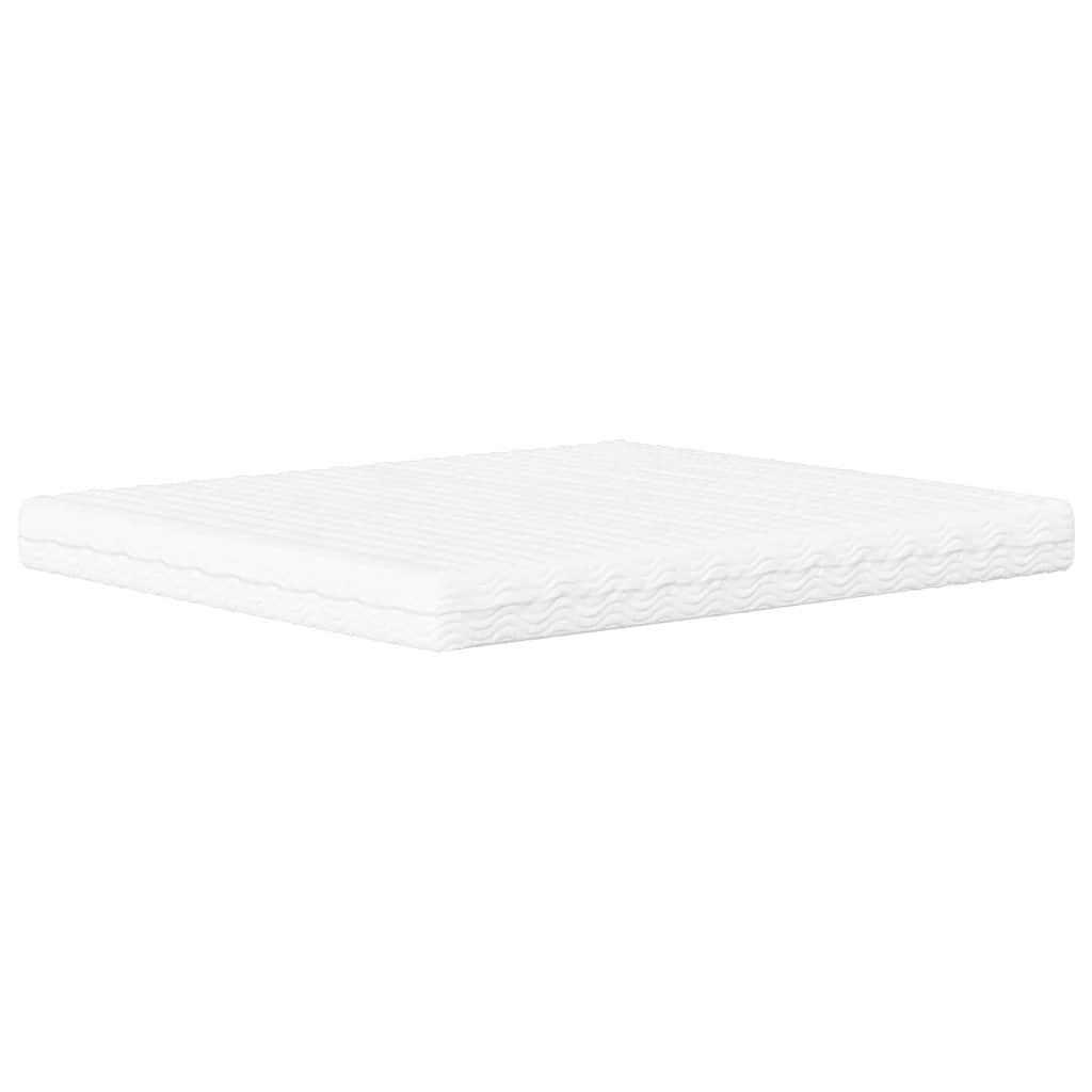 vidaXL Κρεβάτι με Στρώμα Μαύρο 180x200 εκ. από Συνθετικό δέρμα