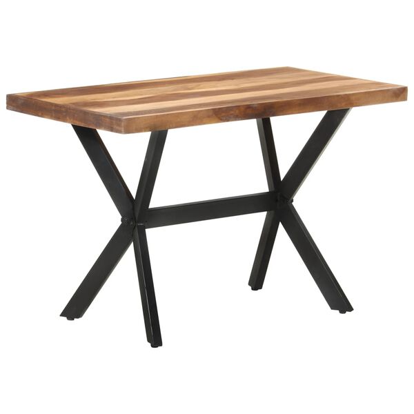 vidaXL Τραπεζαρία 120 x 60 x 75 εκ. Μασίφ Ξύλο & Μελί Φινίρισμα
