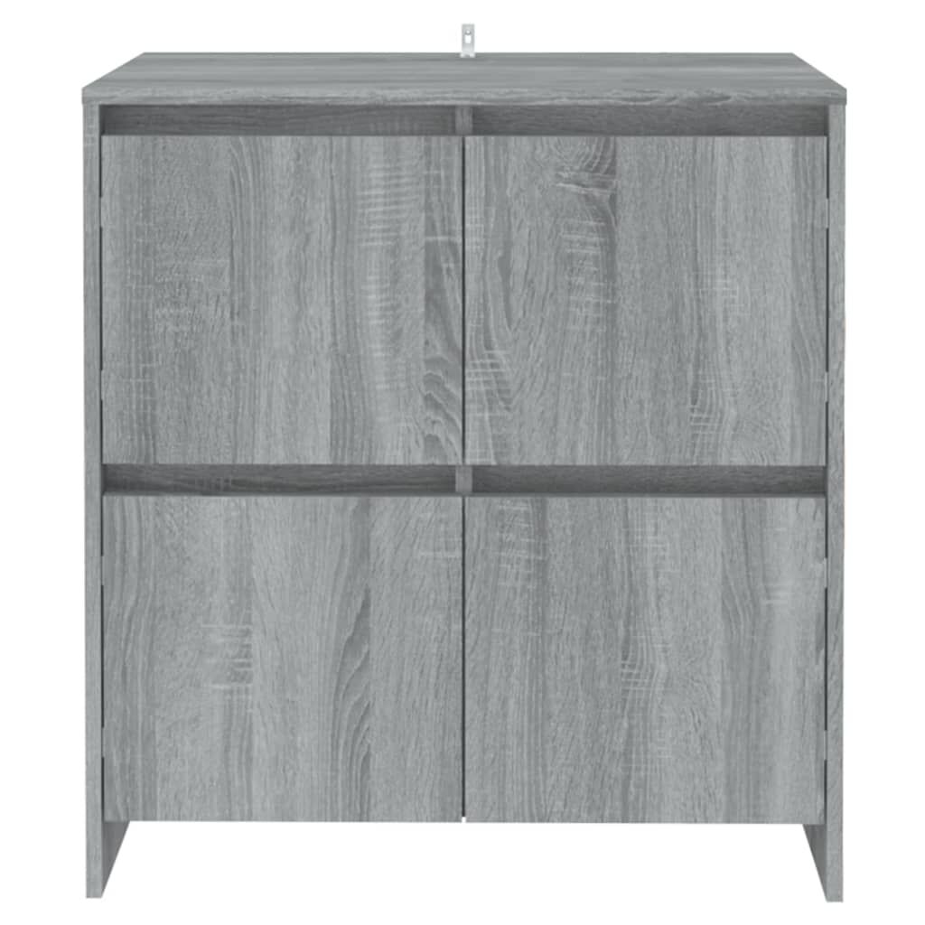 vidaXL Μπουφές Γκρι Sonoma 70x41x75 εκ. από Επεξεργασμένο Ξύλο