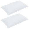 vidaXL Σετ Κουβέρτας με μαξιλάρι 3 pcs Λευκό 200 x 200 cm Μικροΐνες