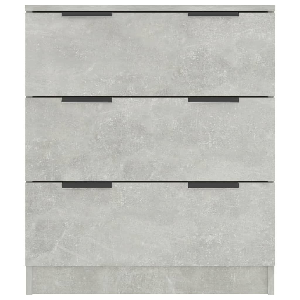 vidaXL Συρταριέρα Γκρι Σκυροδέματος 60x30x70 εκ. Επεξεργασμένο Ξύλο