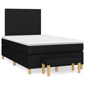 vidaXL &Kappa;&rho;&epsilon;&beta;ά&tau;&iota; Boxspring &mu;&epsilon; &Sigma;&tau;&rho;ώ&mu;&alpha; &Mu;&alpha;ύ&rho;&omicron; 120x200 &epsilon;&kappa;. &Upsilon;&phi;&alpha;&sigma;&mu;ά&tau;&iota;&nu;&omicron;