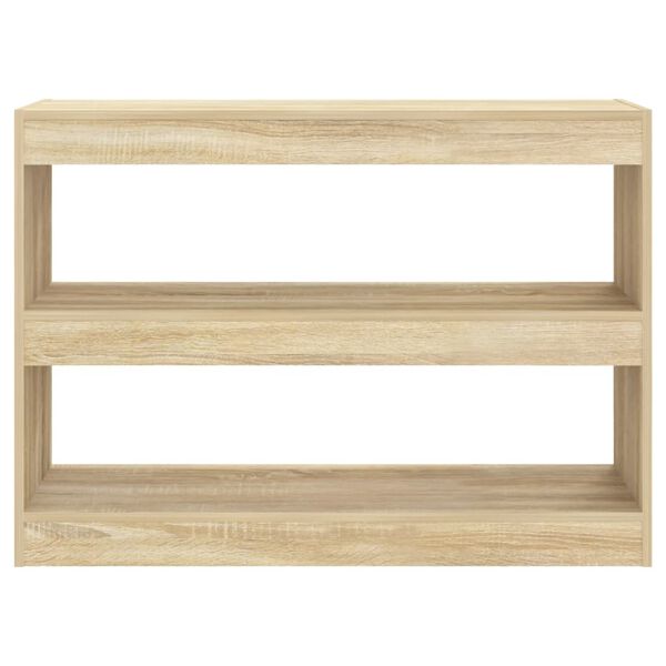vidaXL Βιβλιοθήκη/Διαχωριστικό Χώρου Sonoma Δρυς 100 x 30 x 72 εκ.