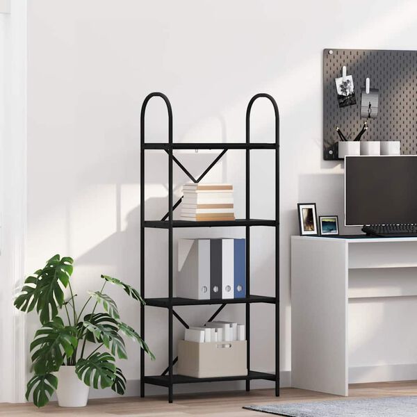 vidaXL &Rho;ά&phi;&iota; &Beta;&iota;&beta;&lambda;ί&omega;&nu; &Mu;&alpha;ύ&rho;&eta; &Omicron;&xi;&upsilon;ά 60 x 30 x 146 &epsilon;&kappa; &Epsilon;&pi;&epsilon;&xi;&epsilon;&rho;&gamma;&alpha;&sigma;&mu;έ&nu;&omicron; &xi;ύ&lambda;&omicron;