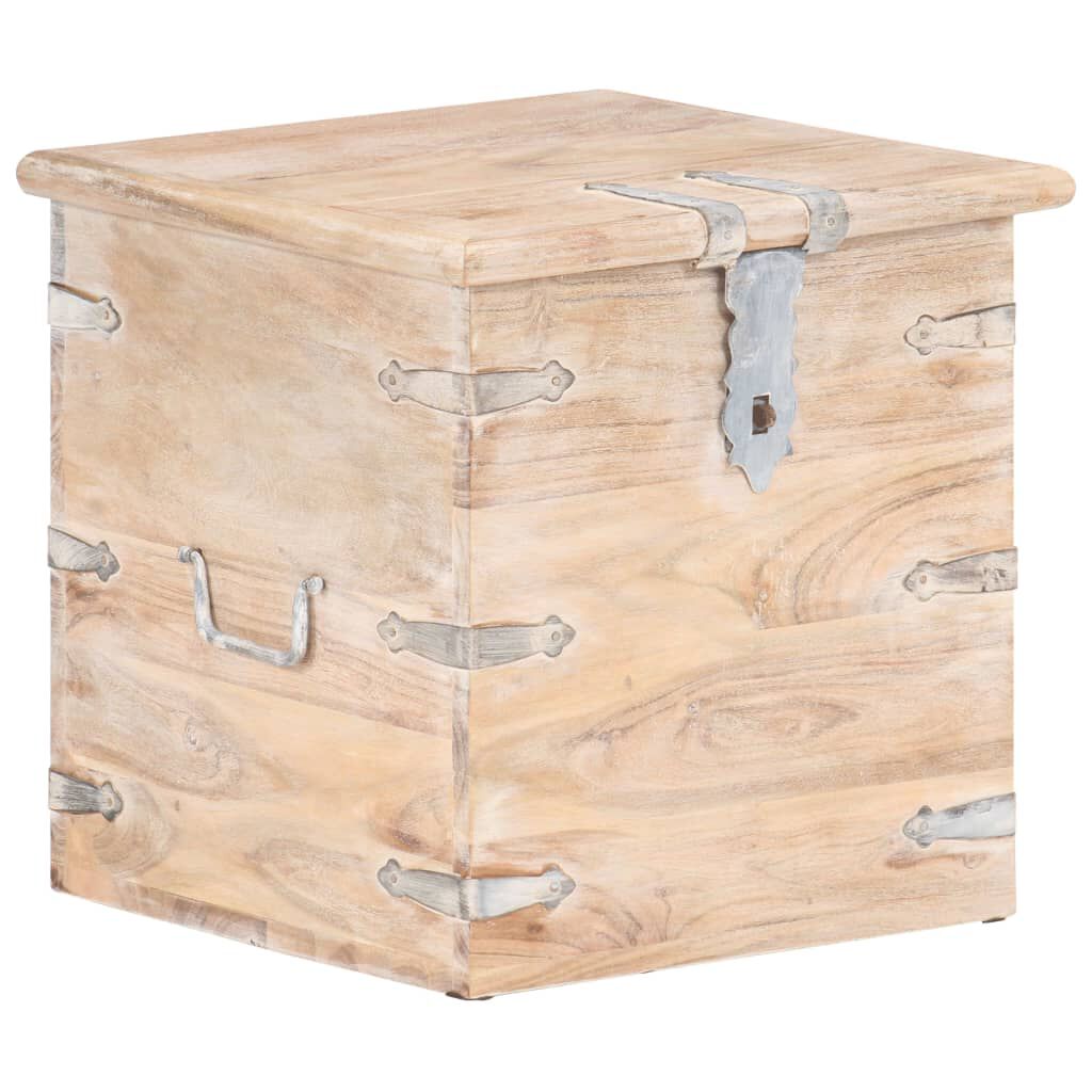 vidaXL Μπαούλο 40 x 40 x 40 εκ. από Μασίφ Ξύλο Ακακίας