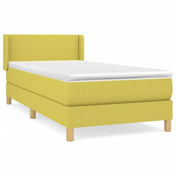 vidaXL &Kappa;&rho;&epsilon;&beta;ά&tau;&iota; Boxspring &mu;&epsilon; &Sigma;&tau;&rho;ώ&mu;&alpha; &Pi;&rho;ά&sigma;&iota;&nu;&omicron; 100 x 200 &epsilon;&kappa;. &Upsilon;&phi;&alpha;&sigma;&mu;ά&tau;&iota;&nu;&omicron;