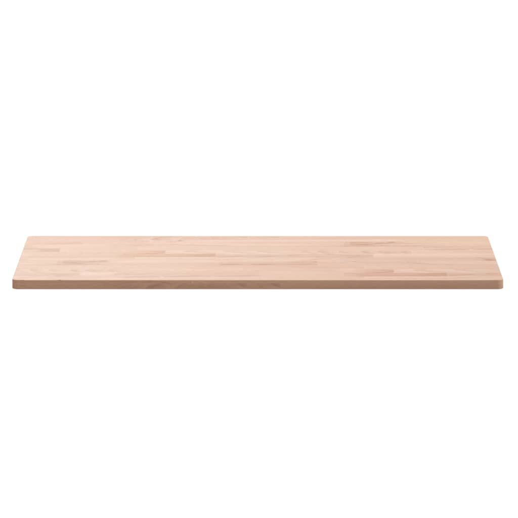 vidaXL Επιφάνεια Τραπεζιού Ορθογώνια 80x40x1,5 εκ. Μασίφ Ξύλο Οξιάς