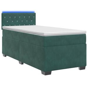 vidaXL &Kappa;&rho;&epsilon;&beta;ά&tau;&iota; Box Spring &mu;&epsilon; &Sigma;&tau;&rho;ώ&mu;&alpha; &kappa;&alpha;&iota; LED &Sigma;&kappa;&omicron;ύ&rho;&omicron; &Pi;&rho;ά&sigma;&iota;&nu;&omicron; 80 x 200 cm
