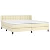 vidaXL &Kappa;&rho;&epsilon;&beta;ά&tau;&iota; Boxspring &mu;&epsilon; &Sigma;&tau;&rho;ώ&mu;&alpha; &Kappa;&rho;&epsilon;&mu; 200x200 &epsilon;&kappa;. &Sigma;&upsilon;&nu;&theta;&epsilon;&tau;&iota;&kappa;ό &Delta;έ&rho;&mu;&alpha;