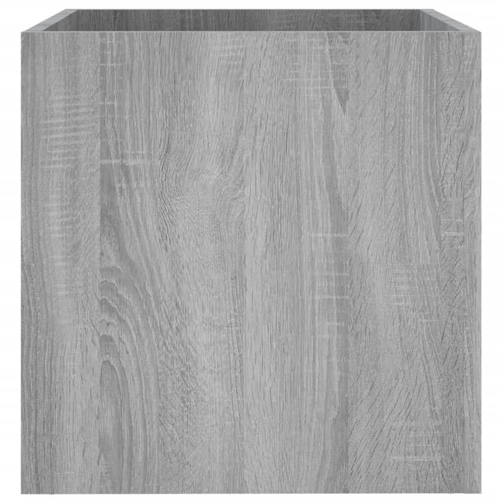 vidaXL Ζαρντινιέρα Γκρι sonoma 40 x 40 x 40 εκ. από Επεξεργασμένο Ξύλο