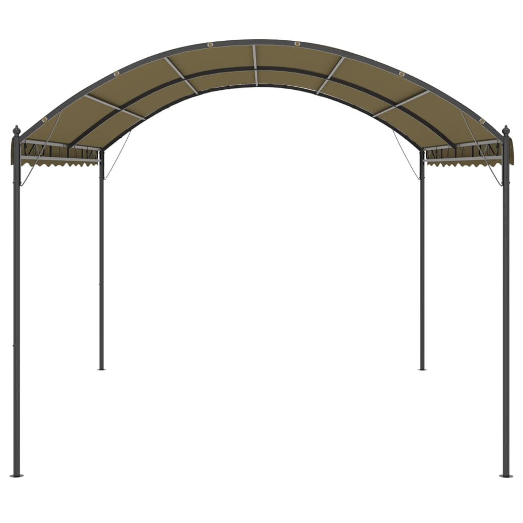 vidaXL Κιόσκι Taupe 4 x 3 x 2,6 μ. 180 γρ/μ²