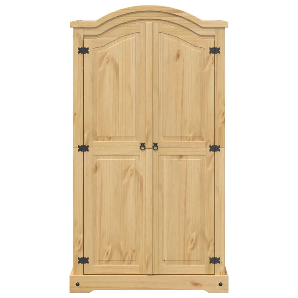vidaXL Ντουλάπα Corona 102x52x186 εκ. από Μασίφ Ξύλο Πεύκου