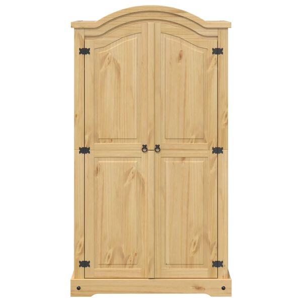 vidaXL Ντουλάπα Corona 102x52x186 εκ. από Μασίφ Ξύλο Πεύκου
