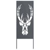 vidaXL Οθόνη Ιδιωτικότητας Κήπου Animal Print Ανθρακί 50 x 140 εκ
