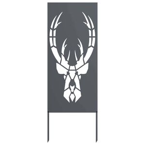 vidaXL Οθόνη Ιδιωτικότητας Κήπου Animal Print Ανθρακί 50 x 140 εκ