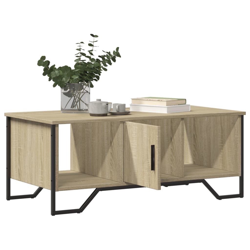vidaXL Τραπεζάκι Σαλονιού Sonoma Δρυς 100x51x40 εκ. Επεξεργασμένο Ξύλο