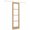 vidaXL Συρόμενη Πόρτα ORKDAL Καφέ 61 x 198.5 εκ. Μασίφ ξύλο πεύκου