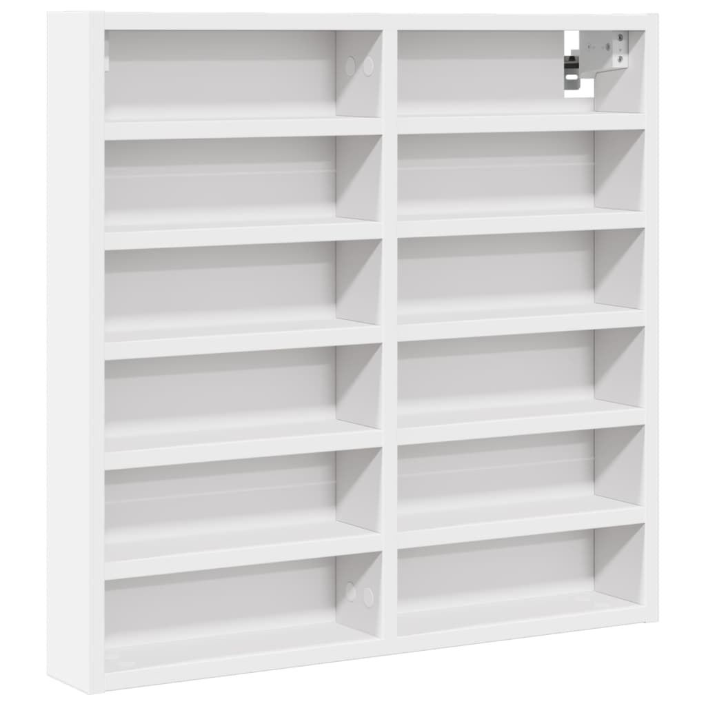 vidaXL Ραφιέρα Λευκή 60 x 8,5 x 58 εκ. από Επεξεργασμένο Ξύλο