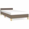 vidaXL &Sigma;&kappa;&epsilon;&lambda;&epsilon;&tau;ό&sigmaf; &Kappa;&rho;&epsilon;&beta;&alpha;&tau;&iota;&omicron;ύ &Chi;&omega;&rho;ί&sigmaf; &Sigma;&tau;&rho;ώ&mu;&alpha; Taupe 100 x 200 &epsilon;&kappa;. &Upsilon;&phi;&alpha;&sigma;&mu;ά&tau;&iota;&nu;&omicron;