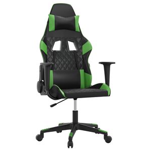vidaXL &Kappa;&alpha;&rho;έ&kappa;&lambda;&alpha; Gaming &Mu;&alpha;&sigma;ά&zeta; &Mu;&alpha;ύ&rho;&omicron;/&Pi;&rho;ά&sigma;&iota;&nu;&omicron; &alpha;&pi;ό &Sigma;&upsilon;&nu;&theta;&epsilon;&tau;&iota;&kappa;ό &Delta;έ&rho;&mu;&alpha;