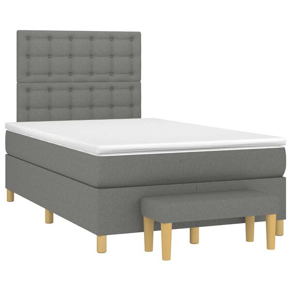 vidaXL &Kappa;&rho;&epsilon;&beta;ά&tau;&iota; Boxspring &mu;&epsilon; &Sigma;&tau;&rho;ώ&mu;&alpha; &Sigma;&kappa;&omicron;ύ&rho;&omicron; &Gamma;&kappa;&rho;&iota; 120x190 &epsilon;&kappa; &Upsilon;&phi;&alpha;&sigma;&mu;ά&tau;&iota;&nu;&omicron;
