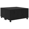 vidaXL Τραπεζάκι σαλονιού Μαύρη δρυς 75 x 75 x 38 cm