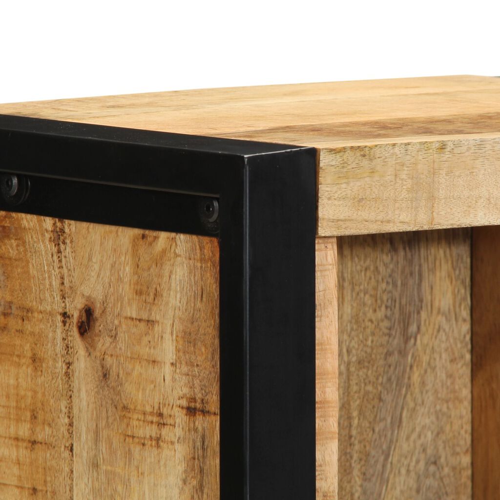 vidaXL Κομοδίνο 40x30x80 εκ. Μασίφ ξύλο μάνγκο